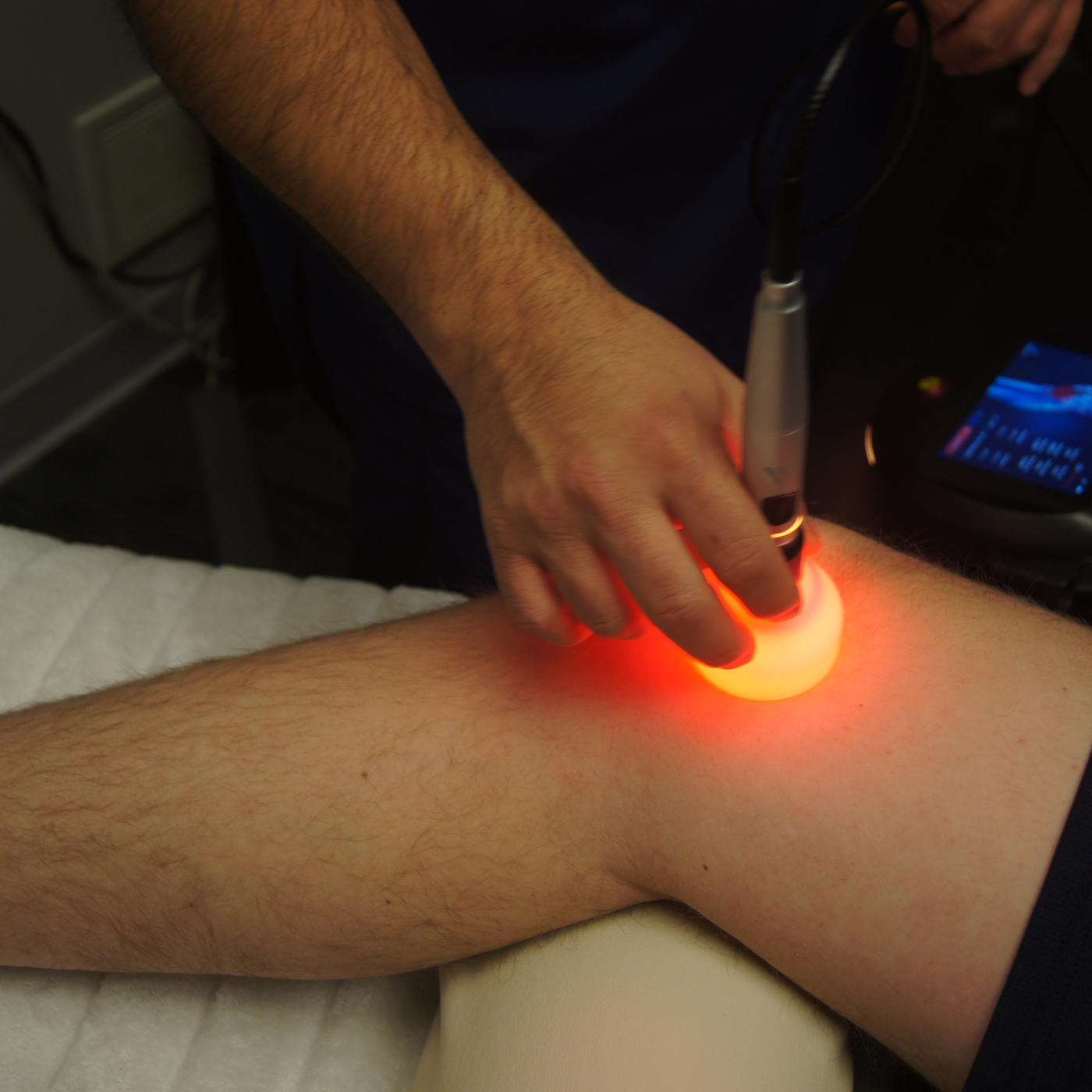 Low-level laser pain relief therapy