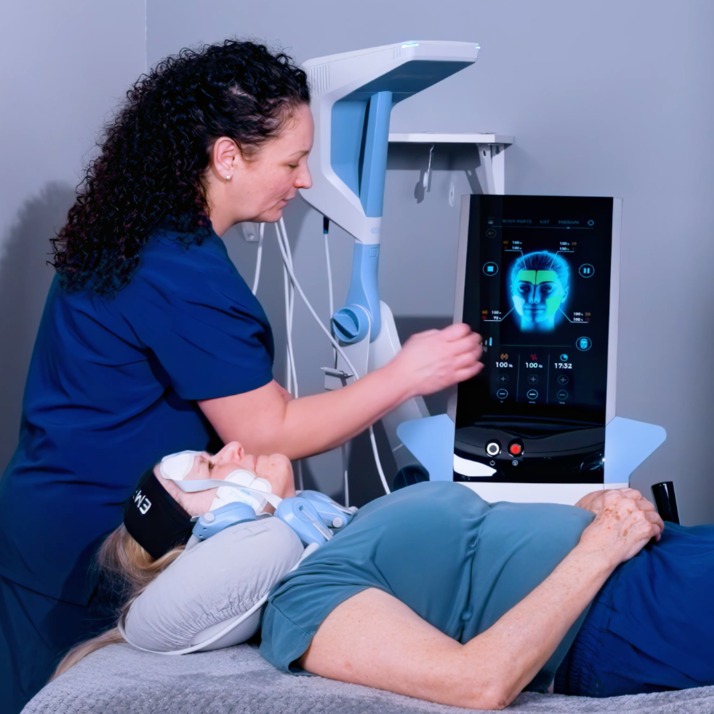 Advanced aesthetic medical device at RiverCrest Health clinic