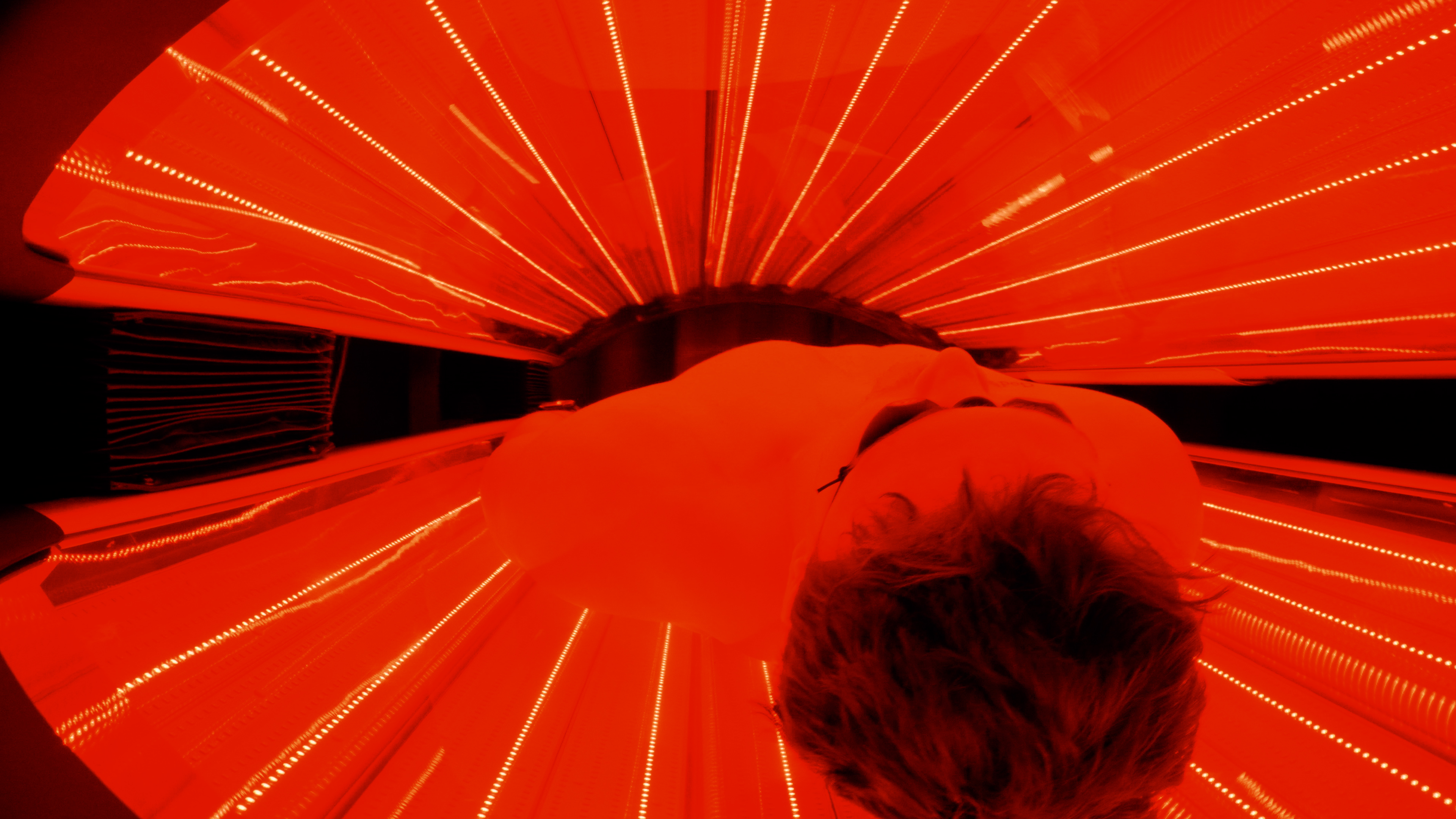 Vita Bed red light therapy session